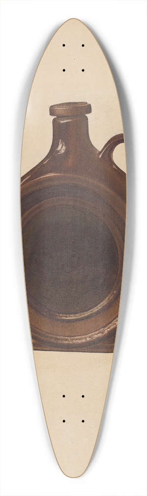 George C. Brown - Pottery Jug 39.3 inch art pintail longboard deck