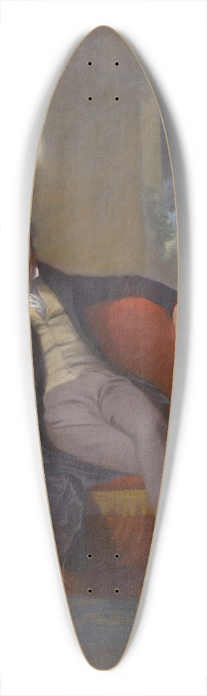 George Chinnery - PORTRAIT OF A GENTLEMAN 39.3 inch art pintail longboard deck