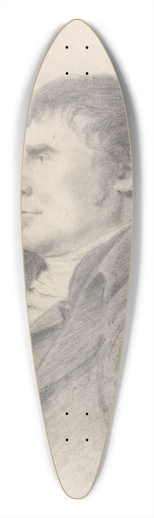 George Dance - Portrait of a Man 39.3 inch art pintail longboard deck