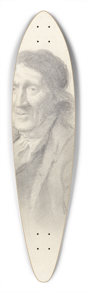 George Dance - Portrait of a Man 39.3 inch art pintail longboard deck