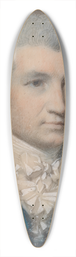 George Engleheart - Portrait of a Gentleman 39.3 inch art pintail longboard deck