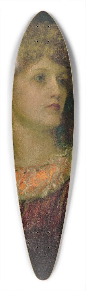 George Frederic Watts - Portrait Of Dorothy Dene 39.3 inch art pintail longboard deck