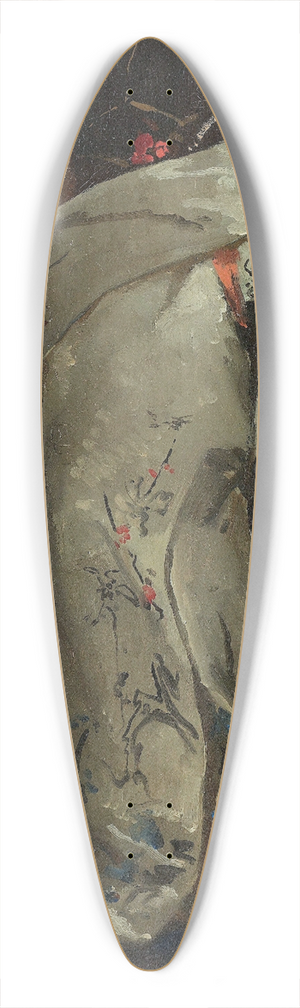 George Hendrik Breitner - Girl in a White Kimono 39.3 inch art pintail longboard deck