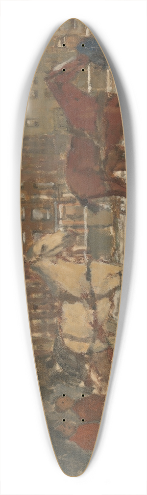 George Hendrik Breitner - Rokin 39.3 inch art pintail longboard deck
