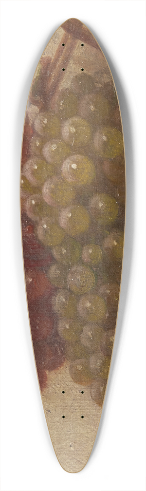 George Henry Hall - Still Life with Hanging Grapes 39.3 inch art pintail longboard deck