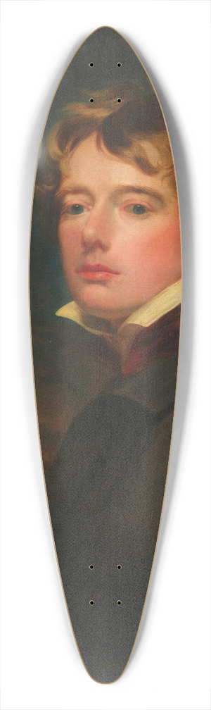 George Henry Harlow - Self-Portrait 39.3 inch art pintail longboard deck
