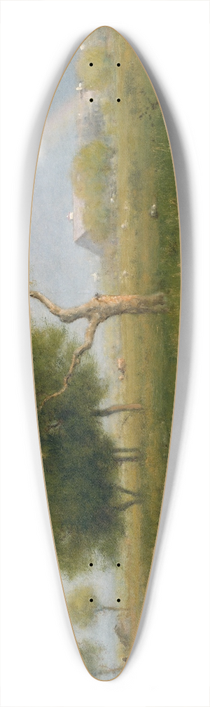 George Inness - After a Summer Shower 39.3 inch art pintail longboard deck