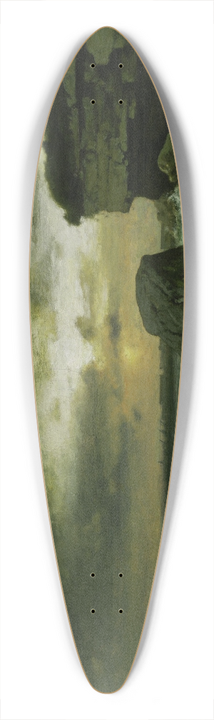 George Inness - A Marine 39.3 inch art pintail longboard deck