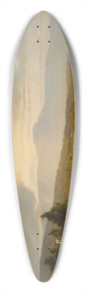 George Inness - Catskill Mountains 39.3 inch art pintail longboard deck