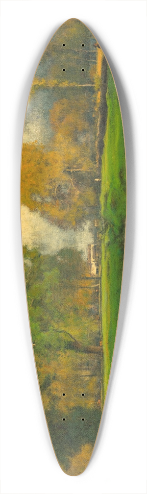 George Inness - October 39.3 inch art pintail longboard deck