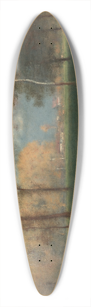 George Inness - Sunny Autumn Day 39.3 inch art pintail longboard deck