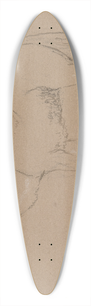 George Jones - A Camel, Facing Left, Sept. 3, 1850 39.3 inch art pintail longboard deck
