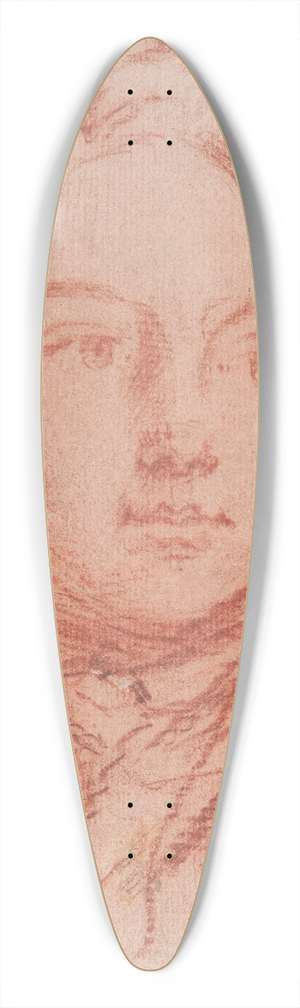 George Knapton - Portrait of a Young Man 39.3 inch art pintail longboard deck