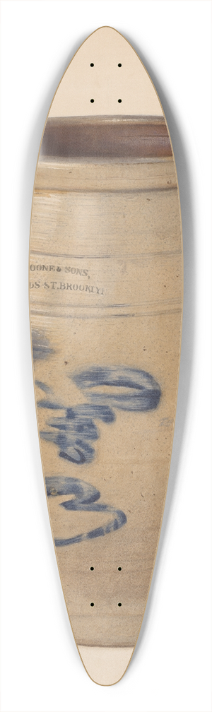George Loughridge - Crock 39.3 inch art pintail longboard deck