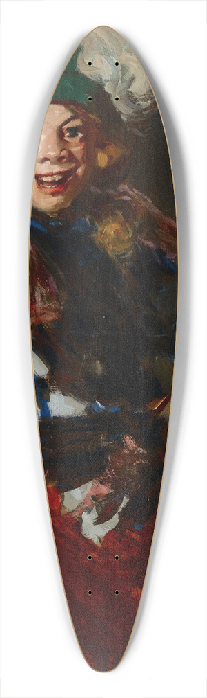 George Luks - New Years Shooter 39.3 inch art pintail longboard deck