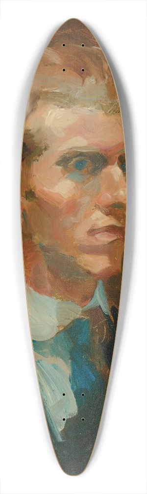 George Luks - Portrait Of A Young Man 39.3 inch art pintail longboard deck