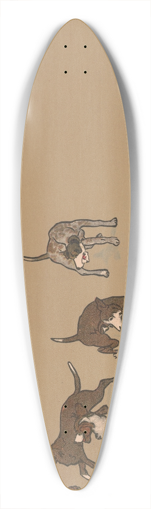 George Markendorff - Bear hunt 39.3 inch art pintail longboard deck