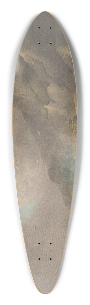 George Morland - Fishermen 39.3 inch art pintail longboard deck