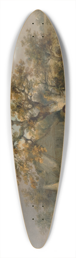 George Morland - Partridge Shooting 39.3 inch art pintail longboard deck George Morland - Partridge Shooting 39.3 inch art pintail longboard deck
