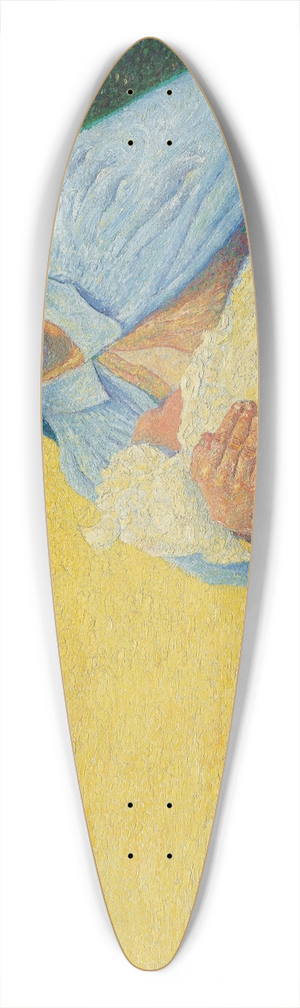 George Morren - Le Renouveau 39.3 inch art pintail longboard deck