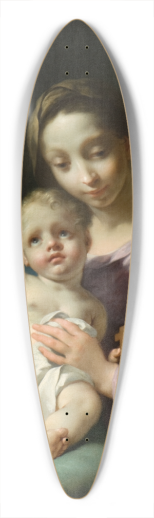 Georg Engelhard Schrder - Madonna and Child 39.3 inch art pintail longboard deck