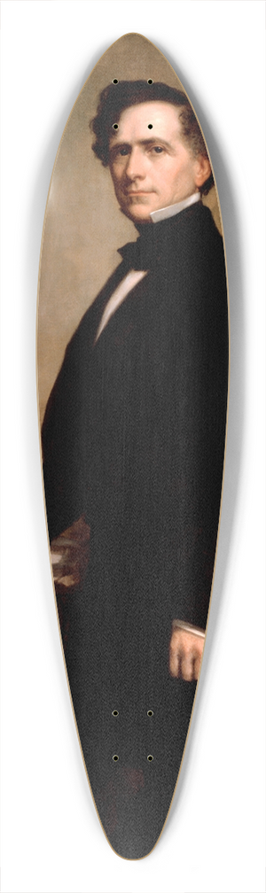 George Peter Alexander Healy - Franklin Pierce 39.3 inch art pintail longboard deck