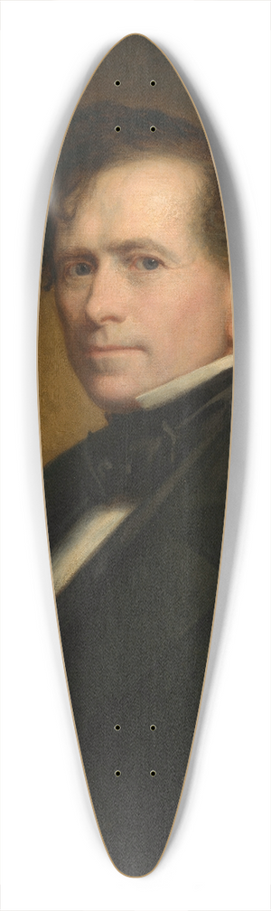 George Peter Alexander Healy - Franklin Pierce 39.3 inch art pintail longboard deck