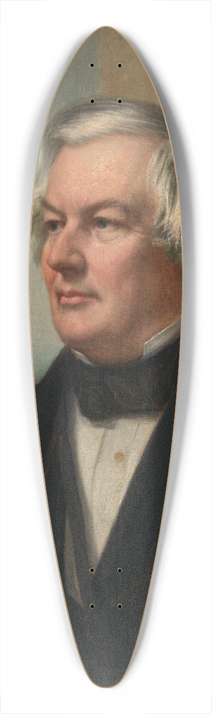 George Peter Alexander Healy - Millard Fillmore 39.3 inch art pintail longboard deck