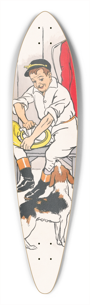 George Reiter Brill - Preparation 39.3 inch art pintail longboard deck