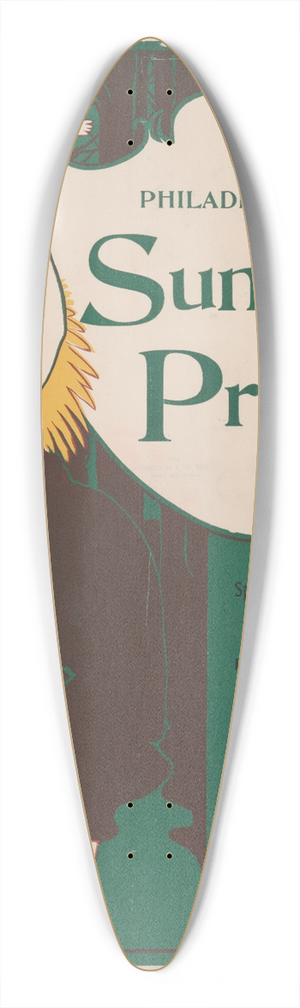 George Reiter Brill - Special features for Sunday, Jan. 5, 1896. 39.3 inch art pintail longboard deck