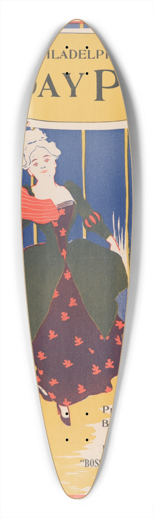 George Reiter Brill - Special features for Sunday, March 1st, 1896. 39.3 inch art pintail longboard deck