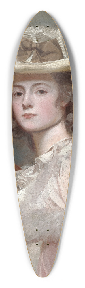 George Romney - Mrs. Davies Davenport 39.3 inch art pintail longboard deck George Romney - Mrs. Davies Davenport 39.3 inch art pintail longboard deck