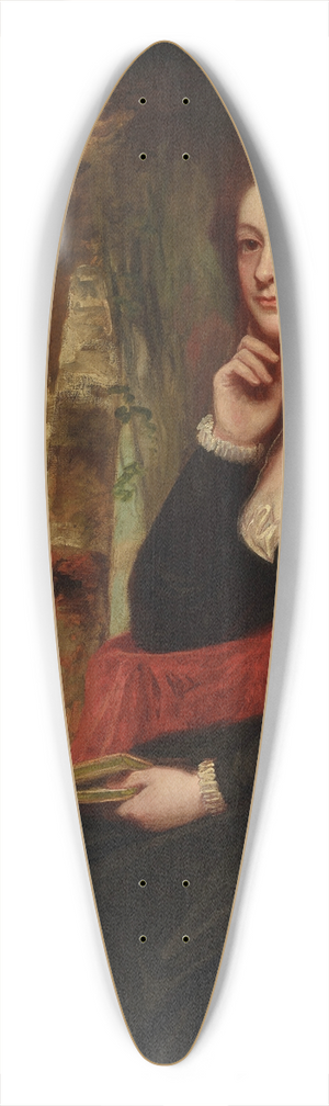 George Romney - Portrait of a lady, traditionally identified as Anne, Countess of Clare 39.3 inch art pintail longboard deck