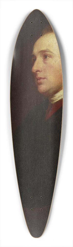 George Romney - Portrait of a Young Man at his Desk 39.3 inch art pintail longboard deck