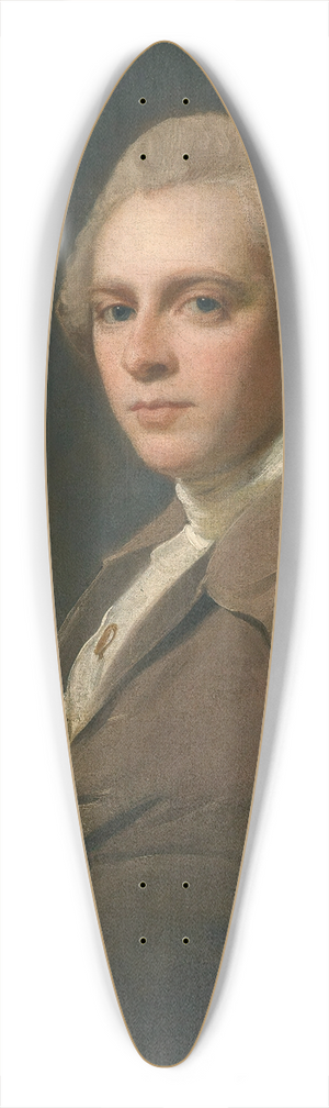 George Romney - Portrait Of George Cowper (1754-1787) 39.3 inch art pintail longboard deck George Romney - Portrait Of George Cowper (1754-1787) 39.3 inch art pintail longboard deck