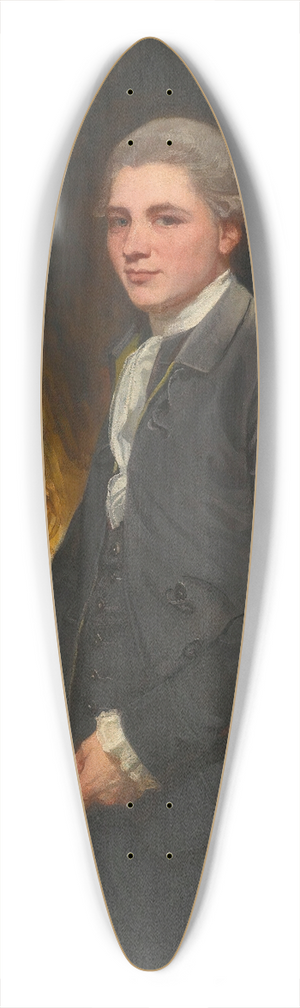 George Romney - Portrait Of John Redhead 39.3 inch art pintail longboard deck