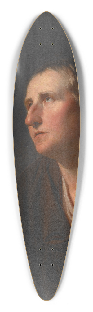 George Romney - Portrait of Rev. Richard Stables 39.3 inch art pintail longboard deck George Romney - Portrait of Rev. Richard Stables 39.3 inch art pintail longboard deck