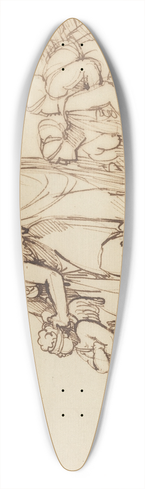George Romney - The Blindfolding of Cupid 39.3 inch art pintail longboard deck George Romney - The Blindfolding of Cupid 39.3 inch art pintail longboard deck