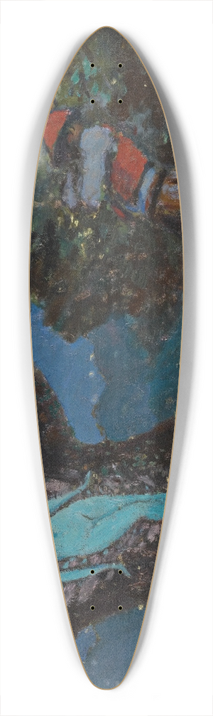 George Russell - The Woodchopper And The Tree Spirit 39.3 inch art pintail longboard deck