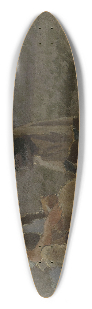 Georges Bertrand - La pomme de terre 39.3 inch art pintail longboard deck