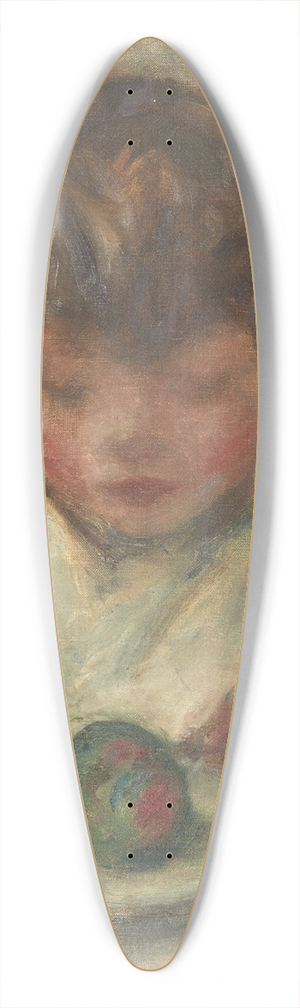 Georges d'Espagnat - Enfant  la pomme 39.3 inch art pintail longboard deck