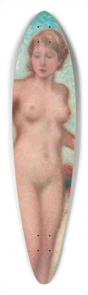 Georges d'Espagnat - Nu aux rochers rouges 39.3 inch art pintail longboard deck