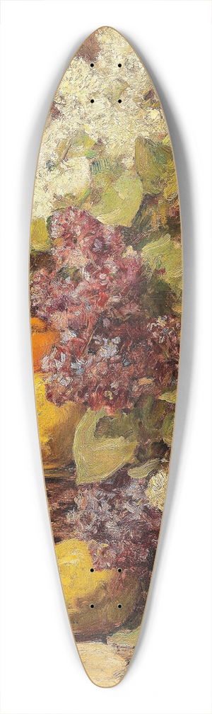 Georges Jeannin - Stillleben mit einem Fliederstrau und Zitronen 39.3 inch art pintail longboard deck