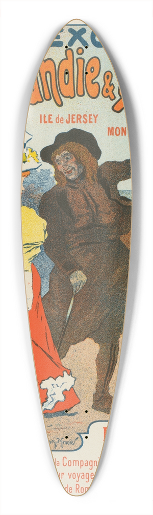 Georges Meunier - Excursions En Normandie Et Bretagne 39.3 inch art pintail longboard deck