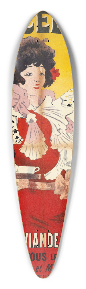 Georges Meunier - Lexcellent,Consomme De Viande De Buf 39.3 inch art pintail longboard deck