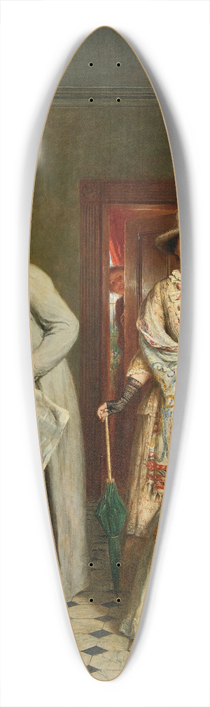 George Smith - What Is Todays Weather 39.3 inch art pintail longboard deck