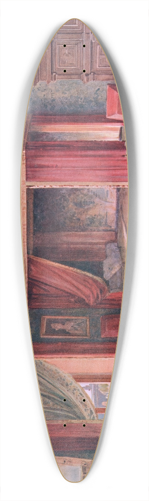 Georges Rmon - Chambre a coucher Louis XIII (Style dAbraham Bosse). 39.3 inch art pintail longboard deck Georges Rmon - Chambre a coucher Louis XIII (Style dAbraham Bosse). 39.3 inch art pintail longboard deck