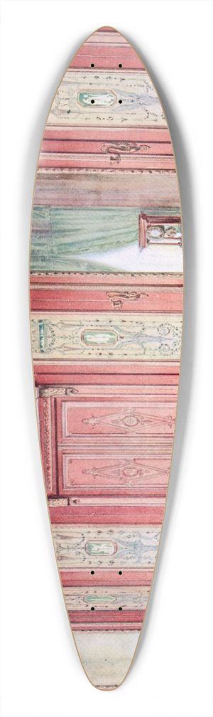 Georges Rmon - Salon Empire.. 39.3 inch art pintail longboard deck