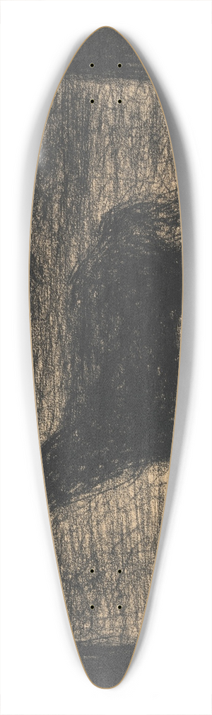 Georges Seurat - Foal (Le Poulain) [also called The Colt] 39.3 inch art pintail longboard deck