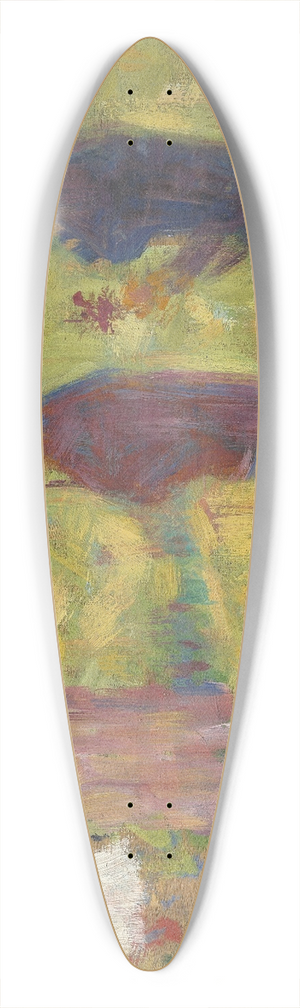 Georges Seurat - Study of Figures for La Grande Jatte 39.3 inch art pintail longboard deck